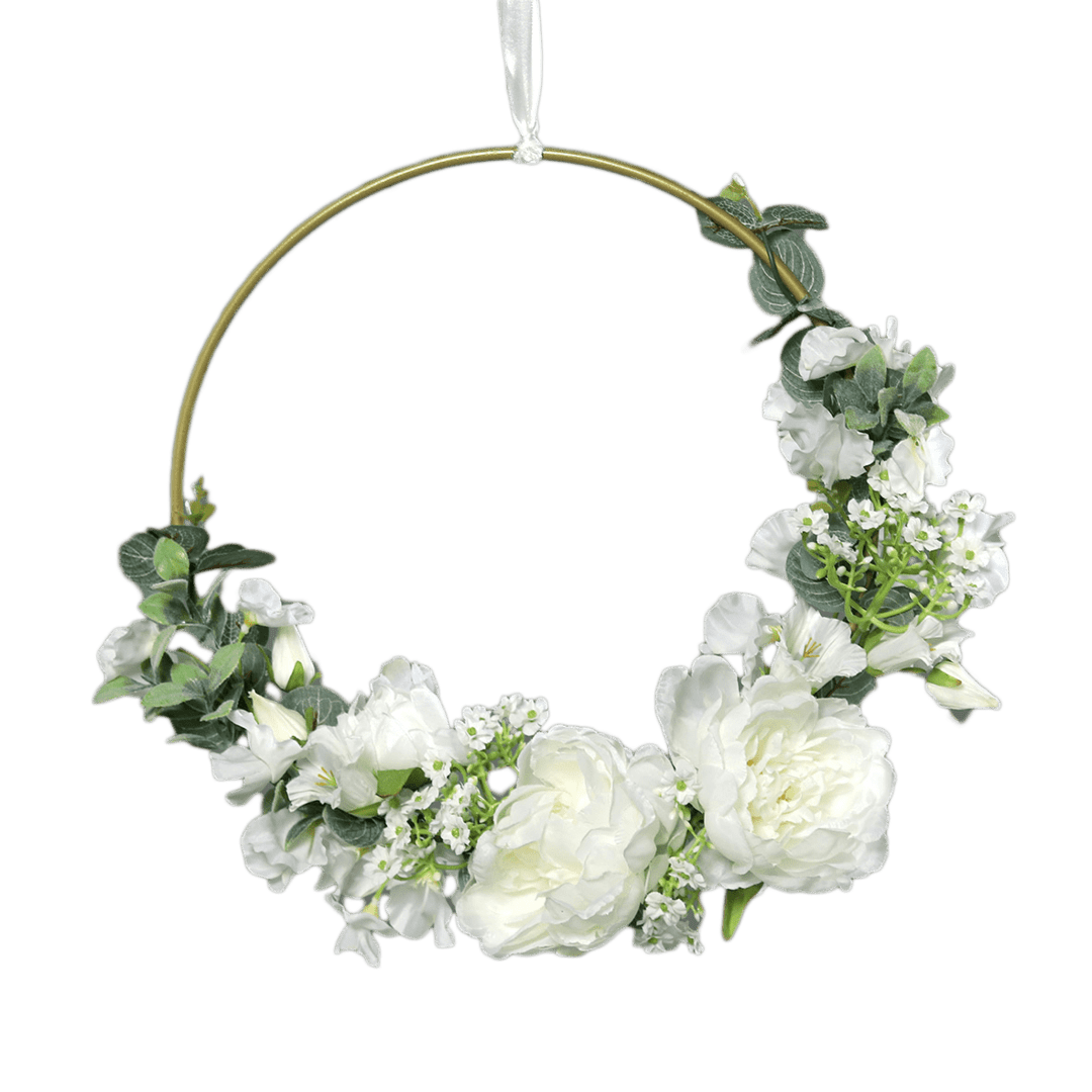 blumenbouquet auf goldring