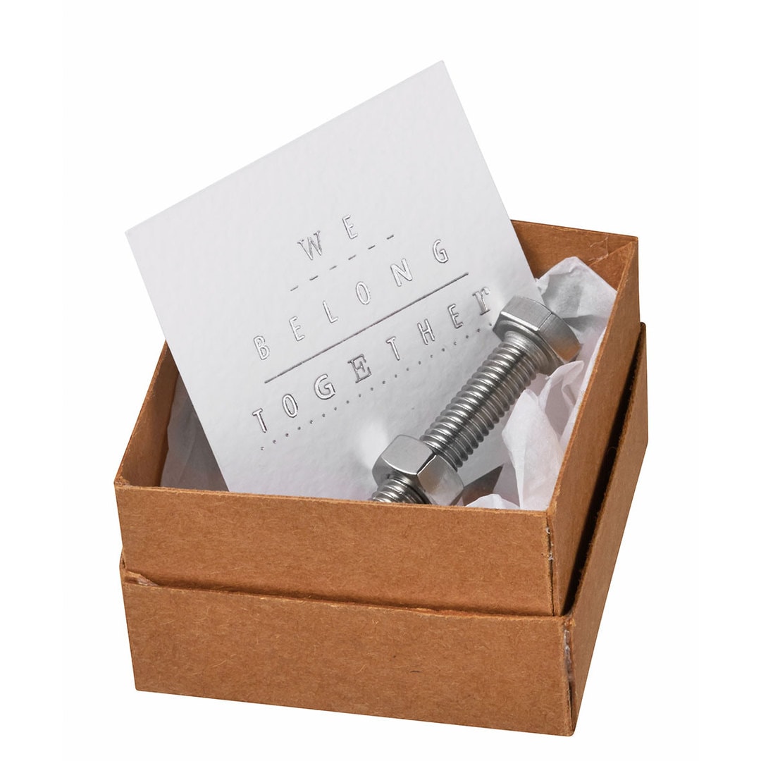 message in a box "you & me"