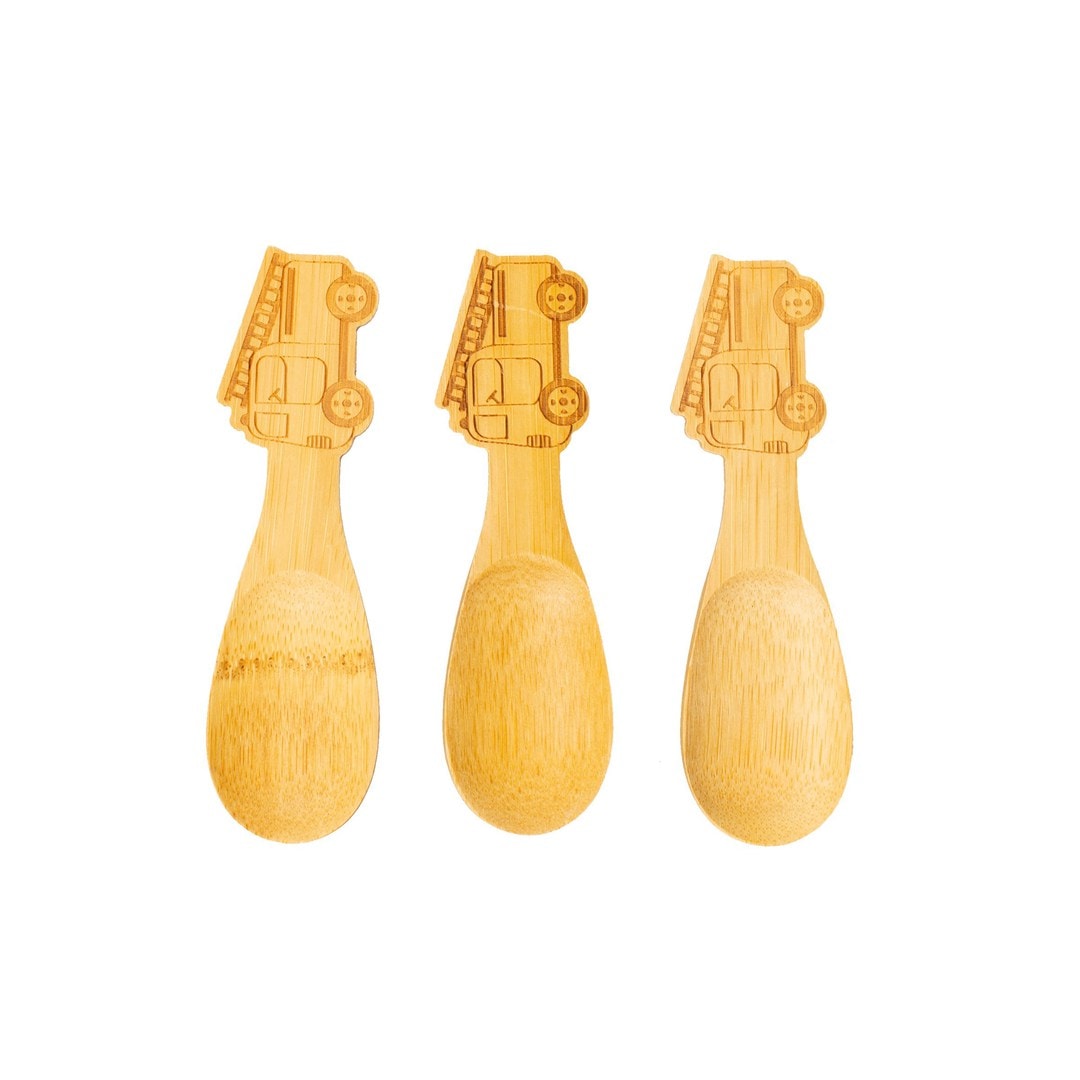 sass & belle 3er set kinderlöffel feuerwehr