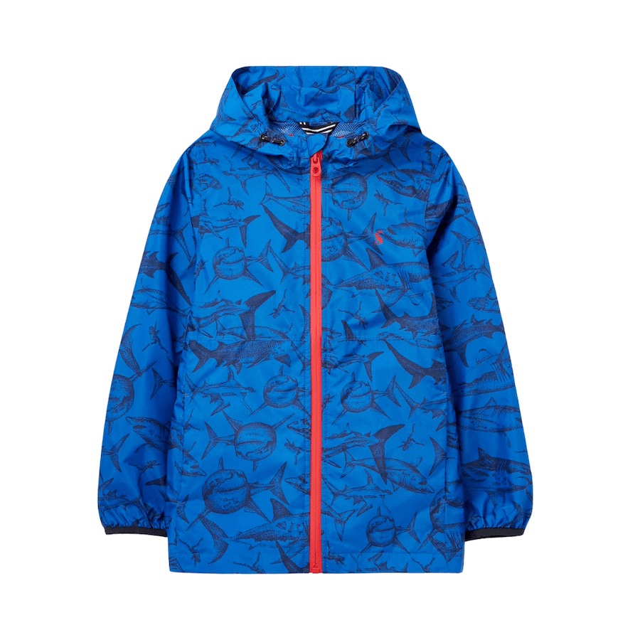 tom joule kinderregenjacke "blue sharks"