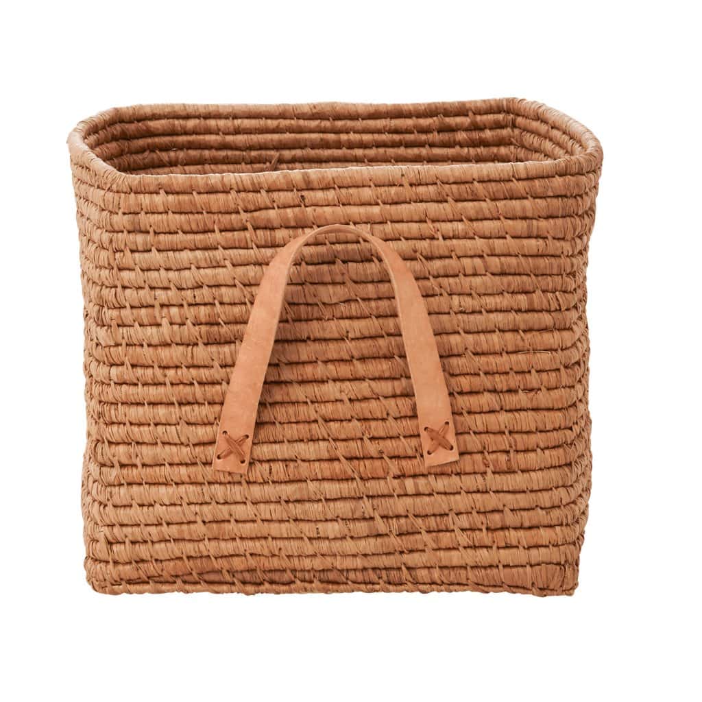 rice aufbewahrungskorb aus raffiabast