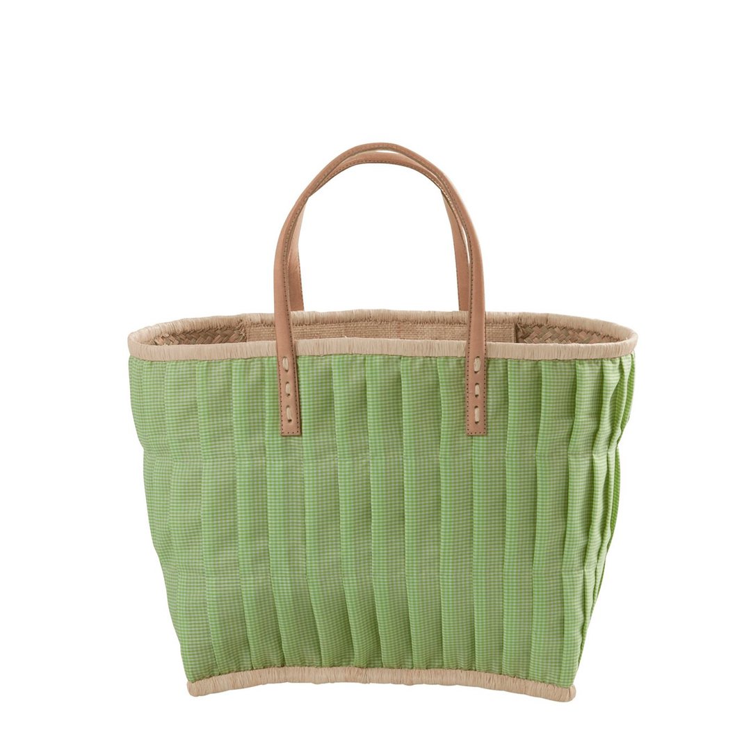 rice korbtasche medium grün