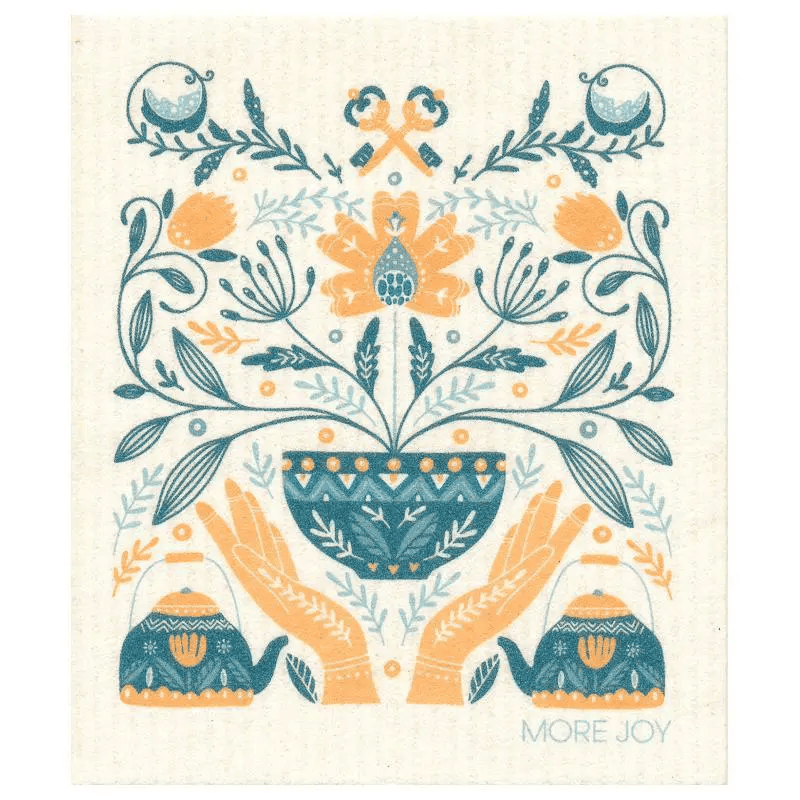 more joy schwammtuch "yellow flowers" (kopie)