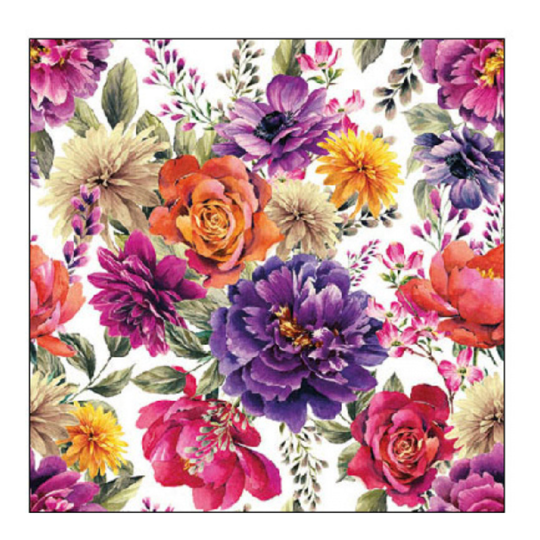 ambiente, papierservietten "eucalyptus and fern bouquet", 33 cm (kopie)