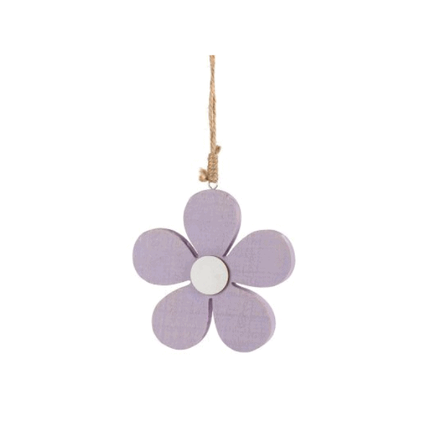 baden blumen-anhänger lila
