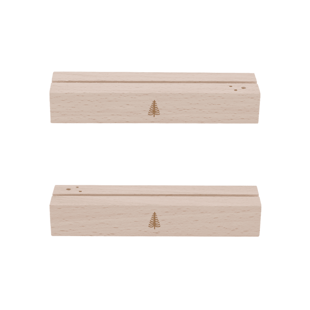 eulenschnitt blumen- und kartenständer “o tannenbaum" 2er set