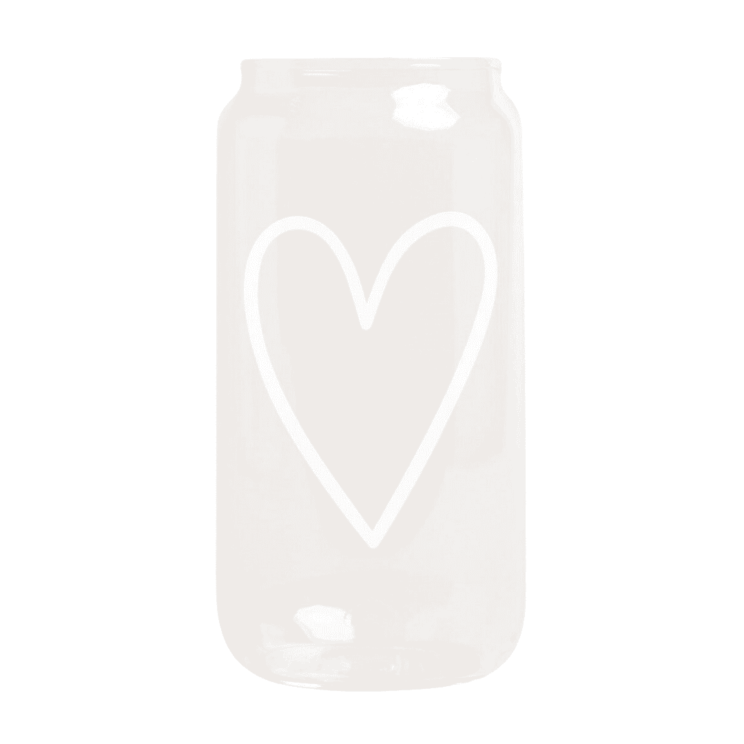 eulenschnitt hohes trinkglas "herzen" (kopie)