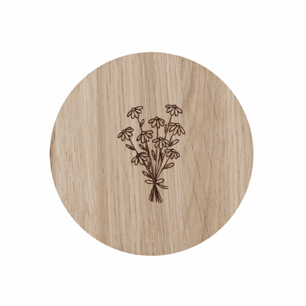 eulenschnitt untersetzer eiche "herz"