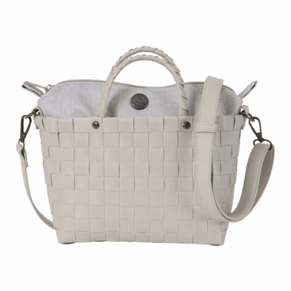 handed by, umhängetasche "dash", pale grey