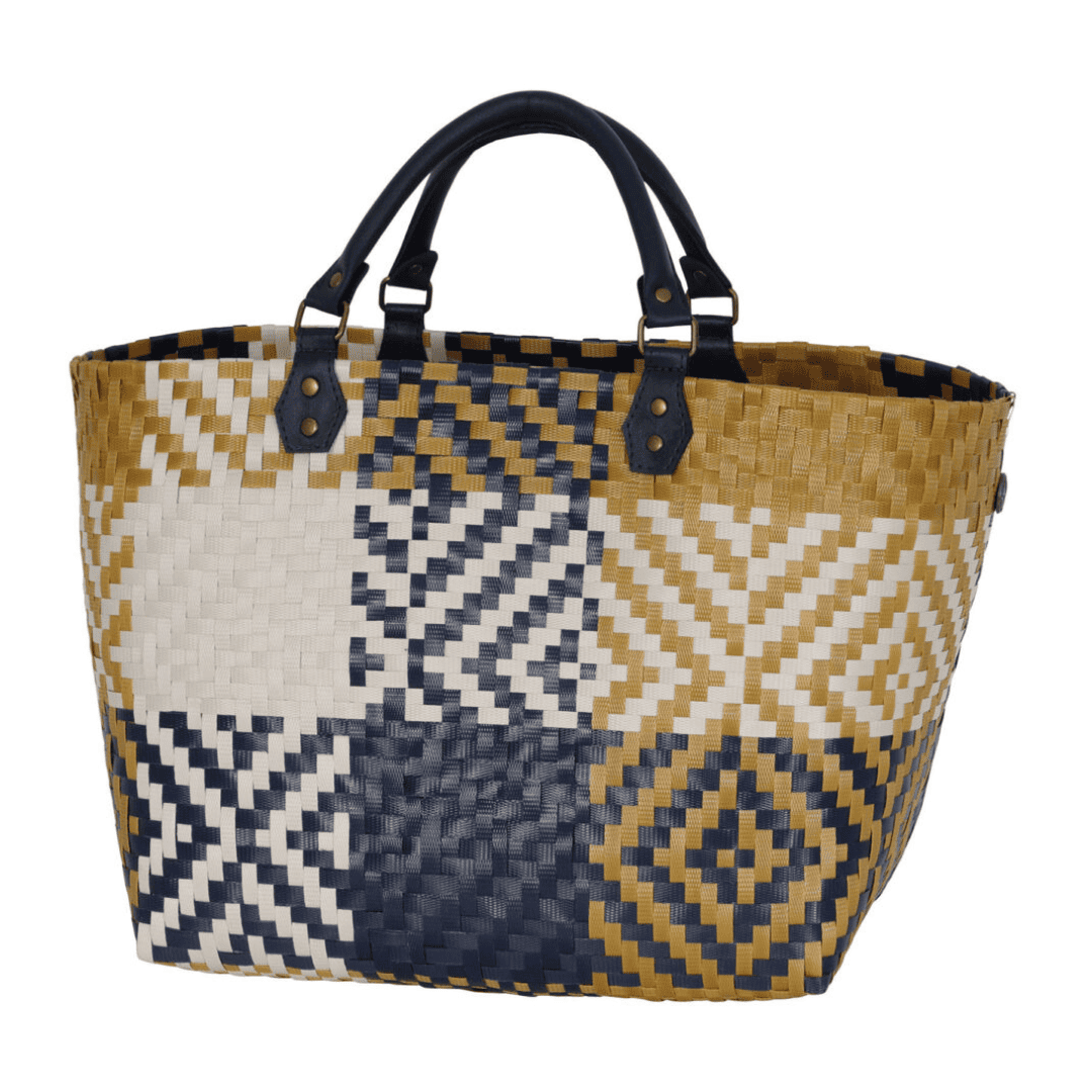 handed by flechtkorb paris shopper, dutch blue (kopie)