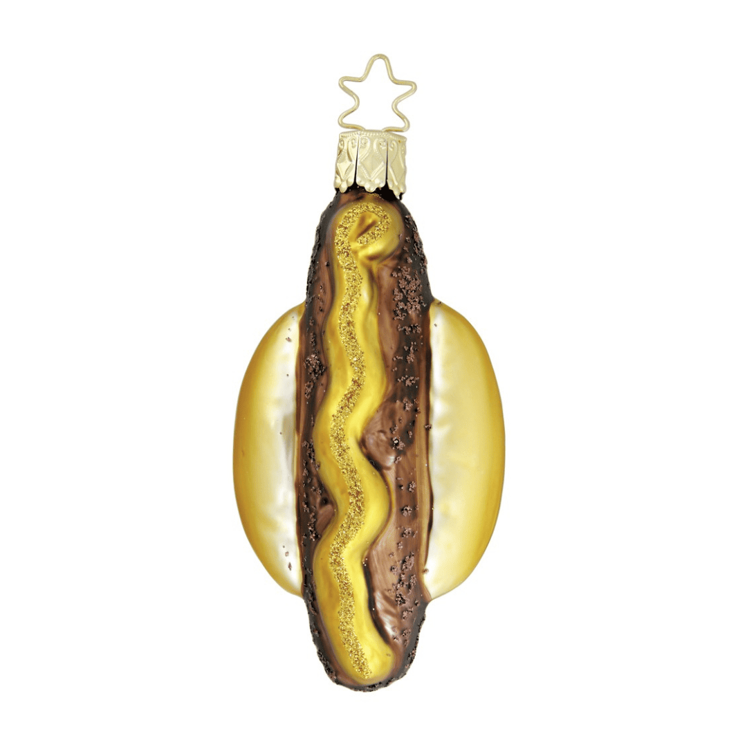 inge glas christbaumanhänger "coburger bratwurst"