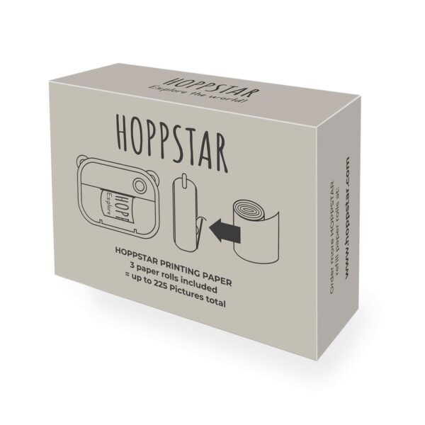 hoppstar papierrollen nachfüllpack für kinderkamera "artist"