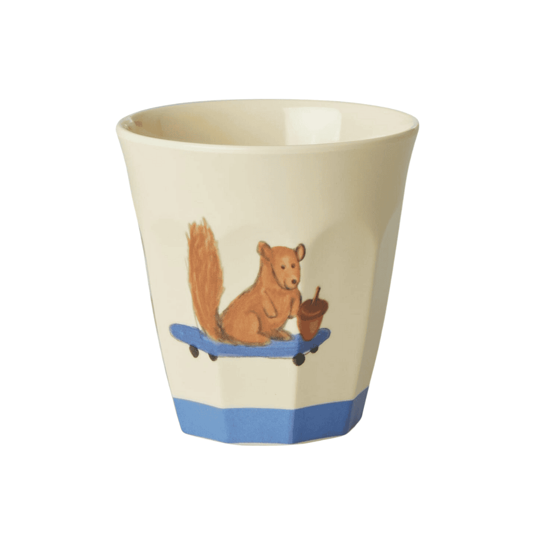 rice kinderbecher "happy forest print", blau (kopie)