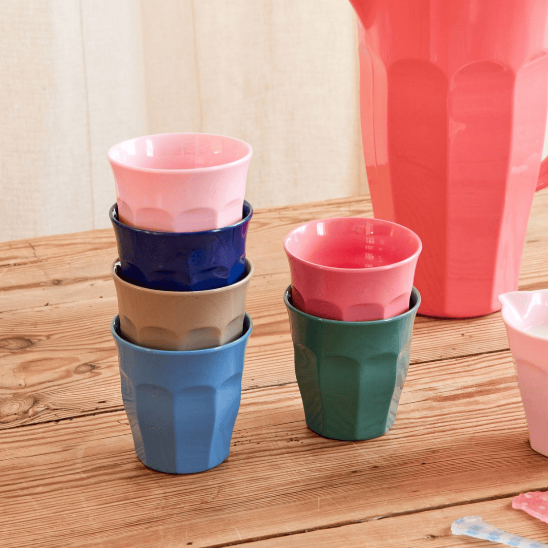 rice kinderbecher "happy forest print – dove", pink (kopie)