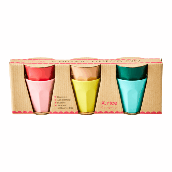 rice espressobecher "dance out colors", mehrere farben
