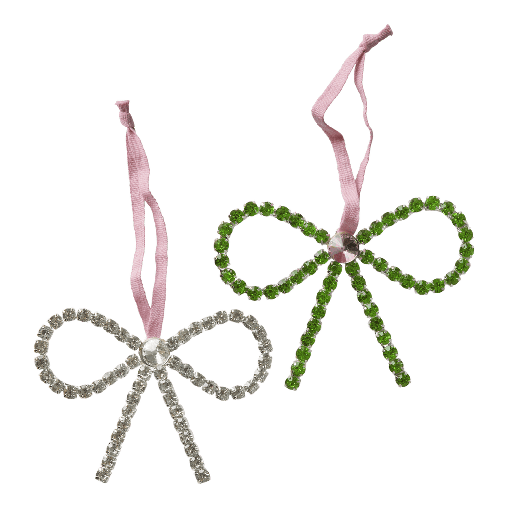 rice anhänger aus velours "herz" grün