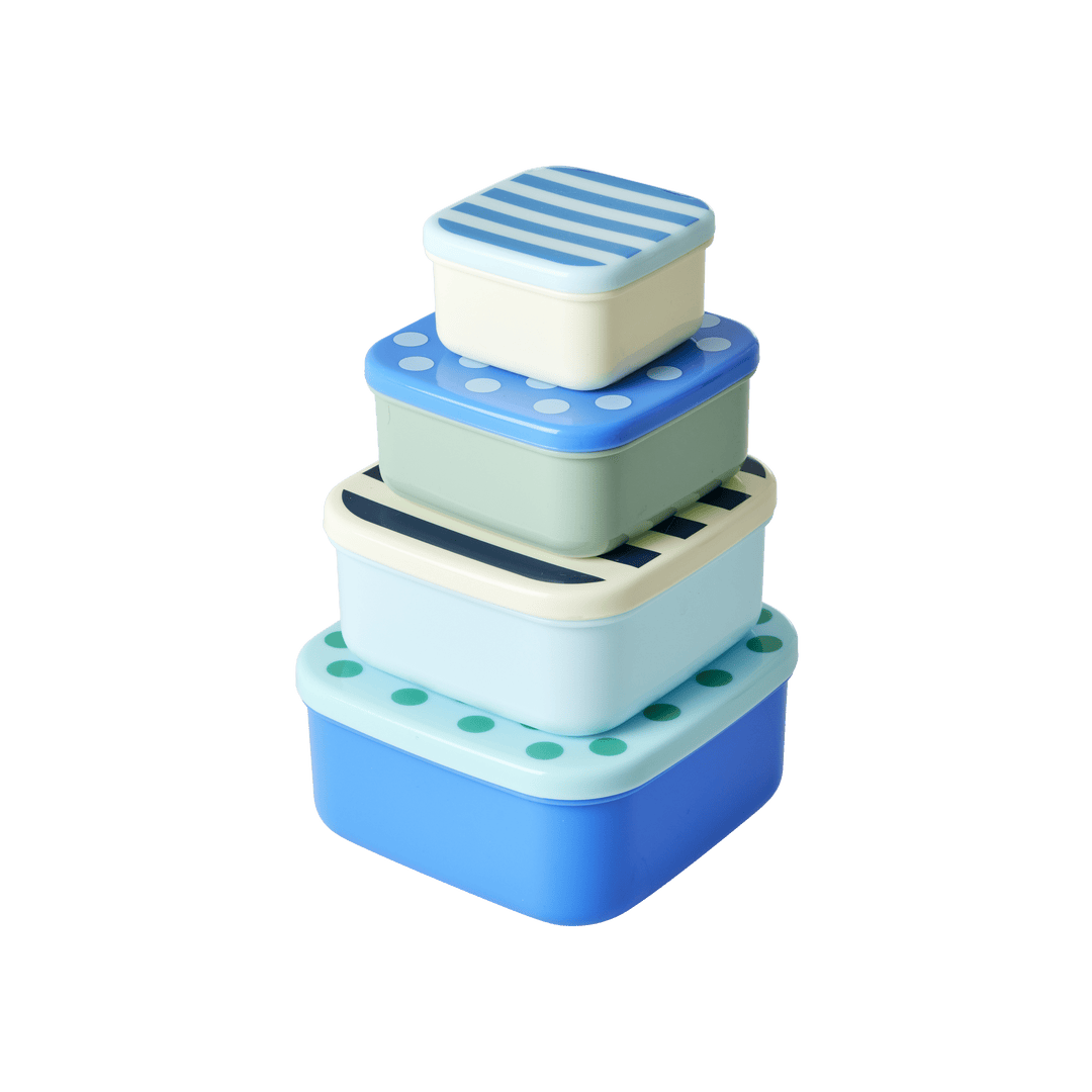 rice 3er-set runde lunchboxen mit punkten, 3 größen (kopie)