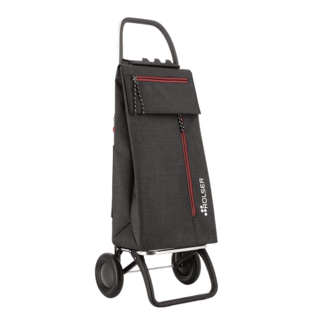 rolser, klappbarer einkaufstrolley "wallaby tweed", azul, 4 räder