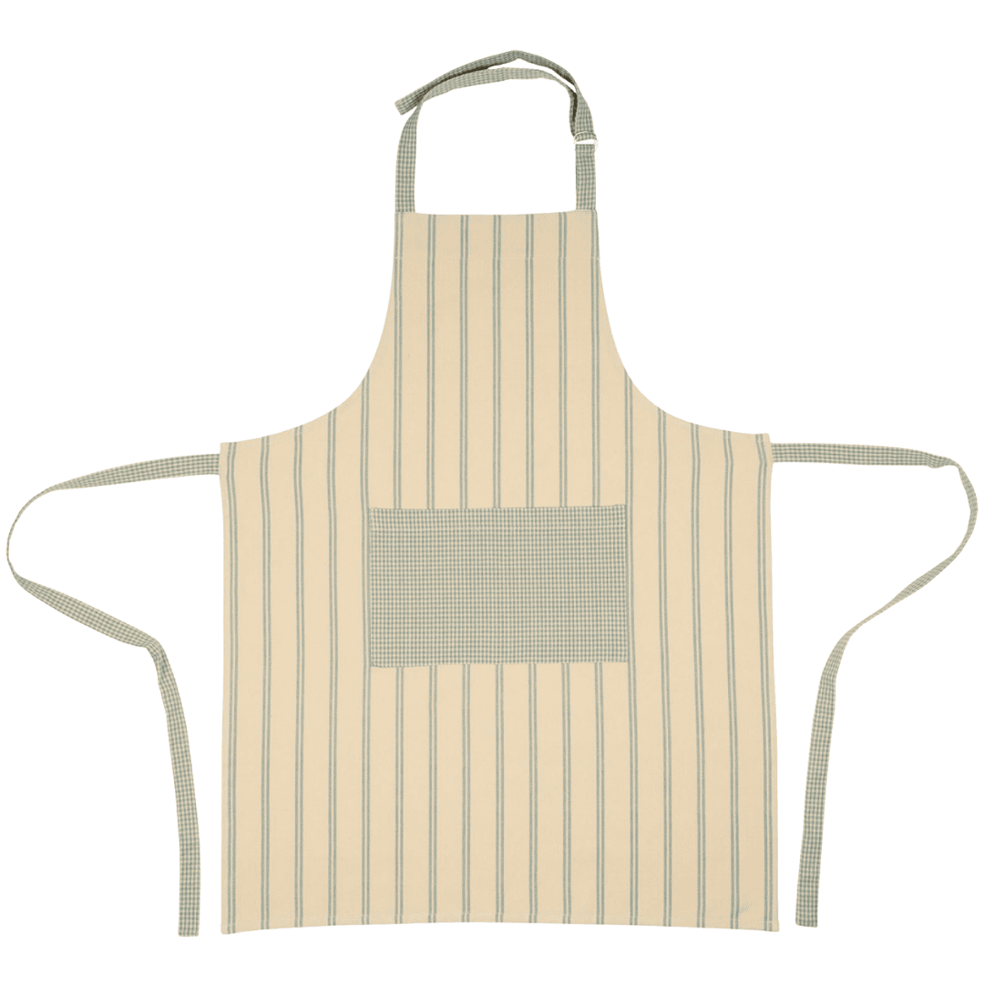 yliades schürze "campagne", sage-green